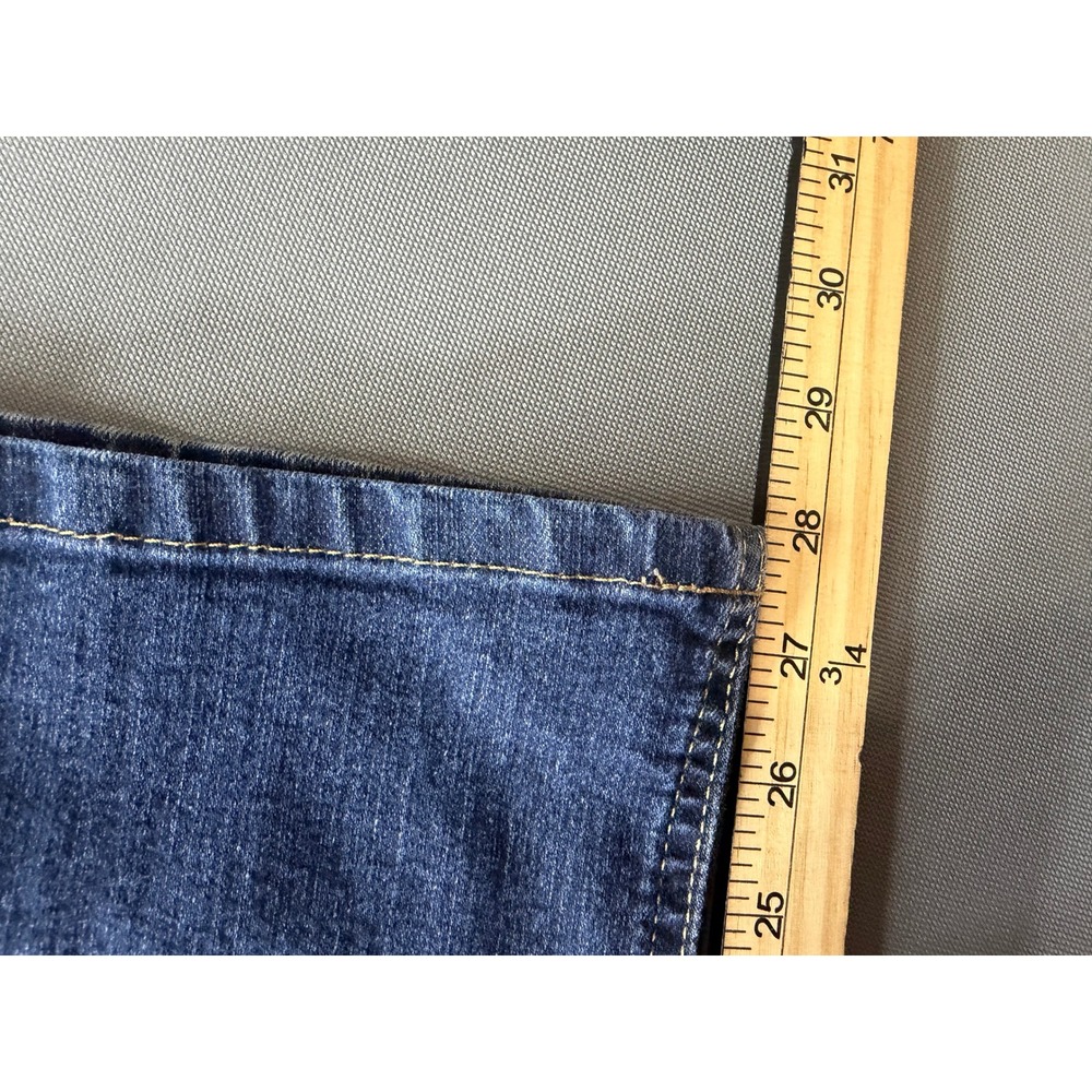 Wrangler Jeans Girls Blue Straight Leg Adjustable Waist 28x28 - Picture 10 of 10